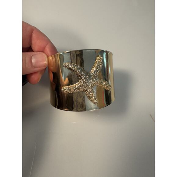 Lilly Pulitzer starfish cuff bracelet new without tags - Picture 5 of 6